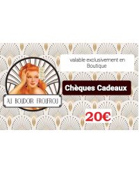 Chèque cadeau de 20€