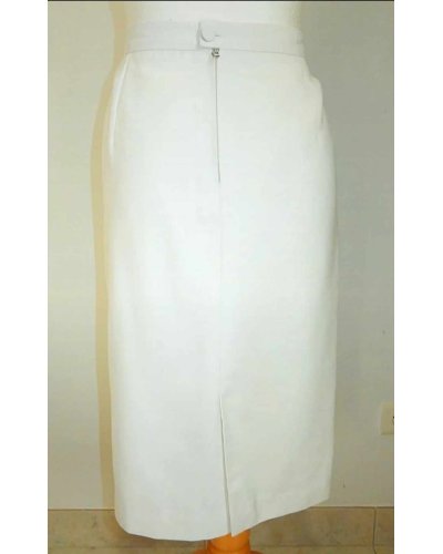 " FRIPERIE VINTAGE" Jupe blanche "PETIT MATELOT" made in france