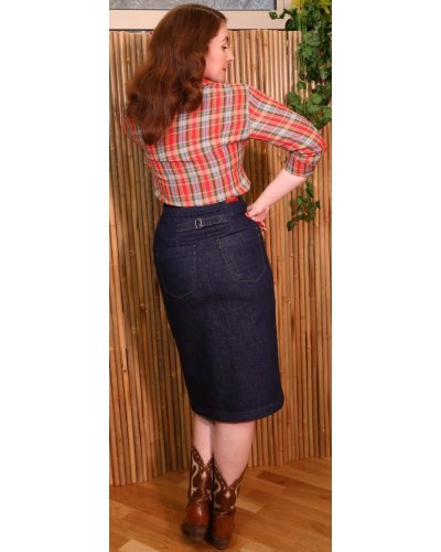 Buckleback skirt des années 1950's Freddies Of Pinewood