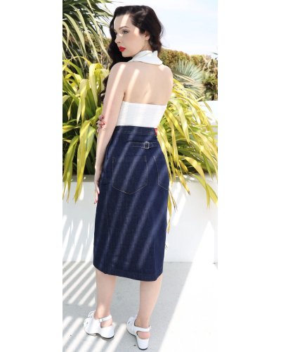 Buckleback skirt des années 1950's Freddies Of Pinewood