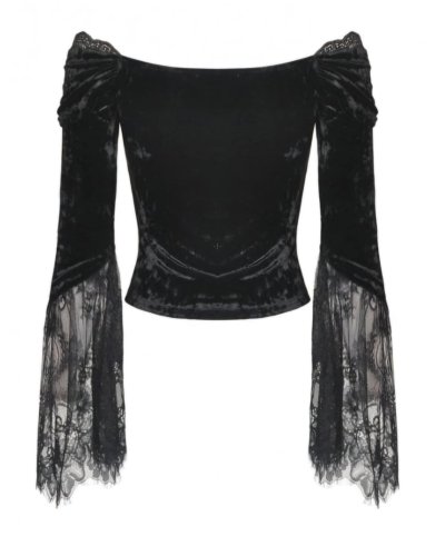 Haut en velours "Victoria" DARKINLOVE