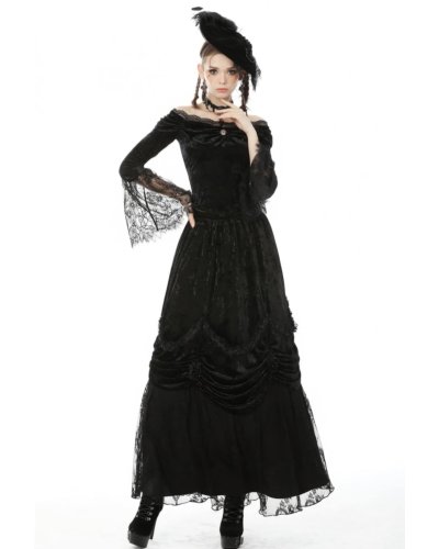 Haut en velours "Victoria" DARKINLOVE