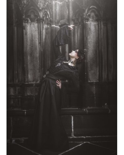 Jupe longue gothique  "Katherine" Dark in Love