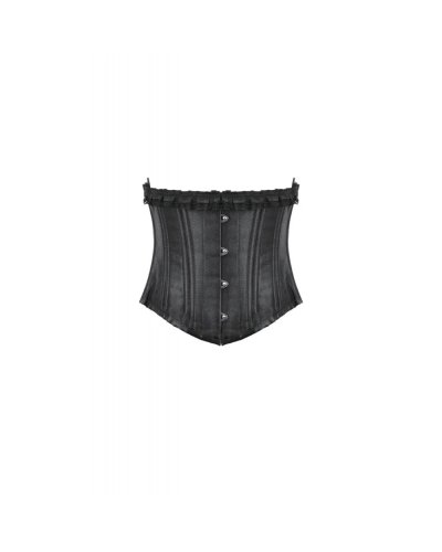 Corset sous-poitrine unie style punk DARKINLOVE