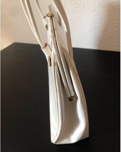 " FRIPERIE VINTAGE" Sac vintage blanc