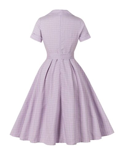 Robe swing"NINA" parme