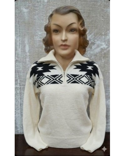 « FRIPERIE SECONDE MAIN » Pull camionneur en taille M