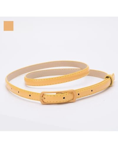 Ceinture fine "Léontine"jaune