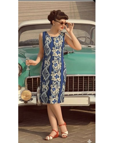 « FRIPERIE SECONDE  MAIN » Robe Polynésienne