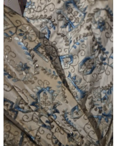 « FRIPERIE VINTAGE» RARE!! Véritable robe des années 50's en lamé faite main