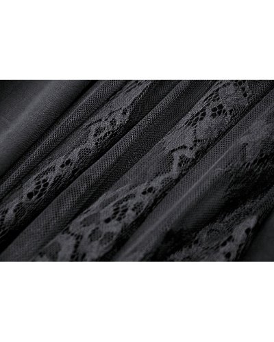 Jupe longue " gothic hearts" DARKINLOVE