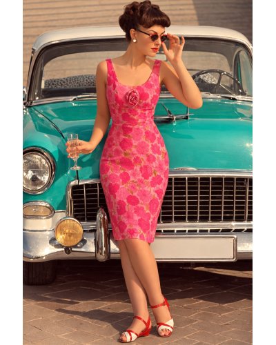 « FRIPERIE VINTAGE » RARE ! Robe vintage 1960's faite main en mousseline