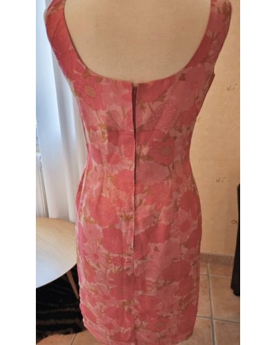 « FRIPERIE VINTAGE » RARE ! Robe vintage 1960's faite main en mousseline