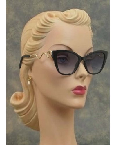 Lunette de soleil SNAKE Noire / Or