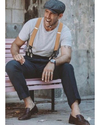 Bretelles Ochre ROCKABILLY BANNED