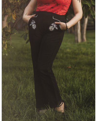 Pantalon western flowers JAWBREAKER Edge