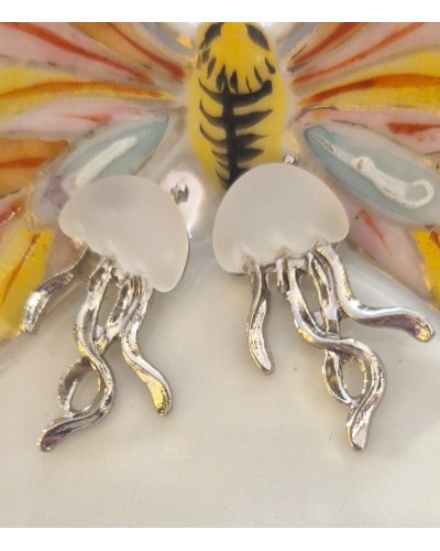 Boucles d'oreille  Méduse