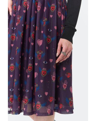 Jupe midi Alchemy Hearts JAWBREAKER