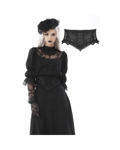 Corset gothique brodé DARKINLOVE