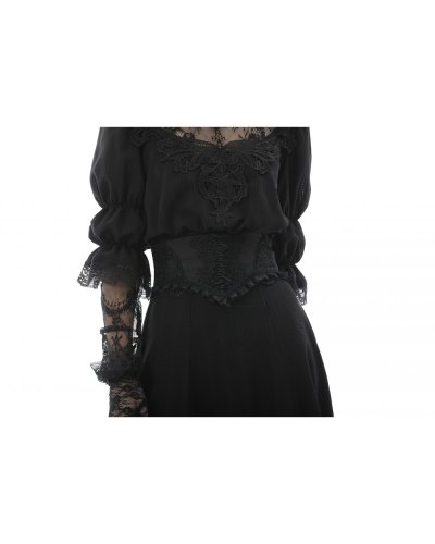 Corset gothique brodé DARKINLOVE