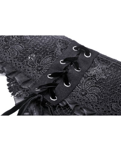 Corset gothique brodé DARKINLOVE