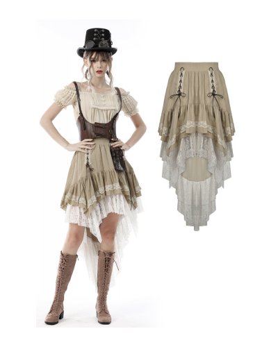 Jupe steampunk 'Miaxina' DARK IN LOVE