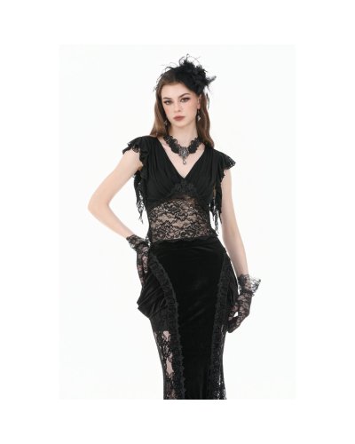 Crop "top draped" DARKINLOVE