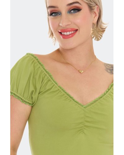 Haut "Green Milkmaid" VOODOO VIXEN