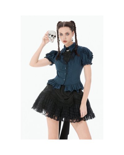 Blouse "Blue striped" DARKINLOVE