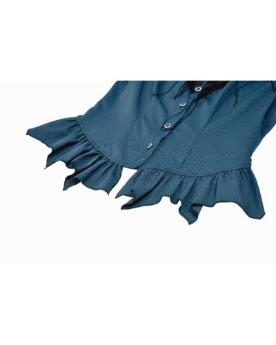 Blouse "Blue striped" DARKINLOVE