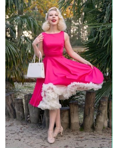 Robe "ravishing pink swing" HEARTS AND ROSES