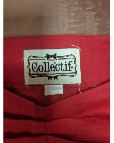 " FRIPERIE SECONDE MAIN "  Top rouge Collectif Clothing