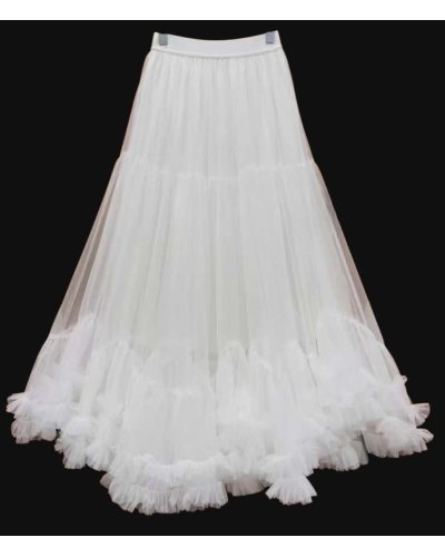 Jupon long "DOLCE" 93 cm Blanc