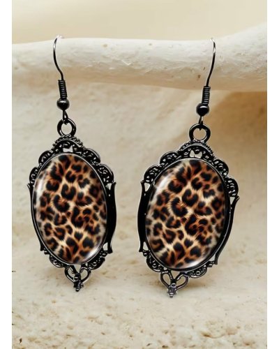 Boucles d'oreilles Léopard