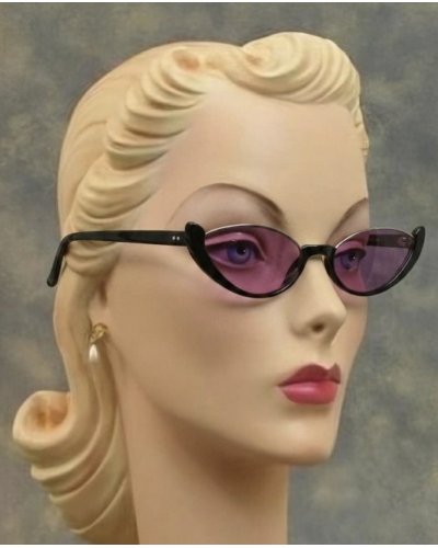 Lunettes de soleil Demi lune noire