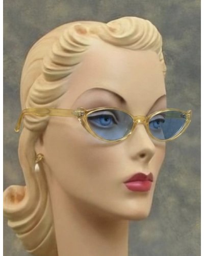 Lunettes de soleil Demi lune bleue