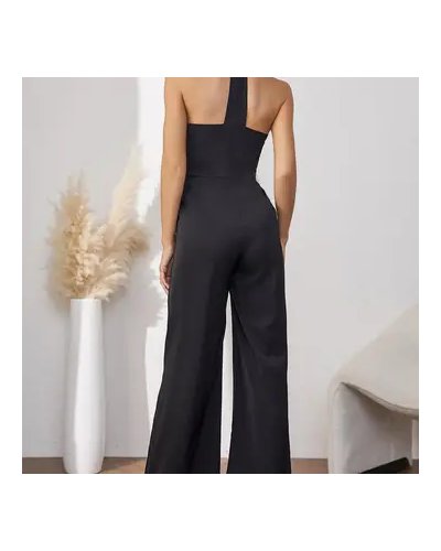 Combinaison pantalon noir "Giny"