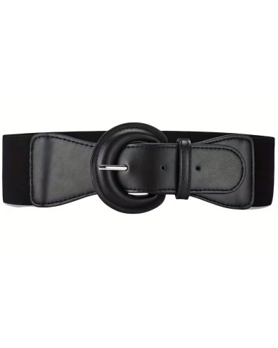 Ceinture "LINE" élastique noire