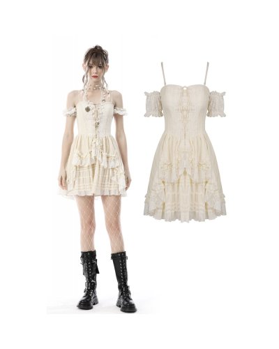 Robe à volants de princesse Steampunk "Winifred" DARK IN LOVE