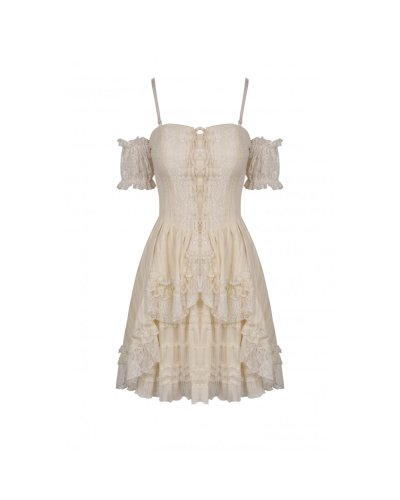 Robe à volants de princesse Steampunk "Winifred" DARK IN LOVE