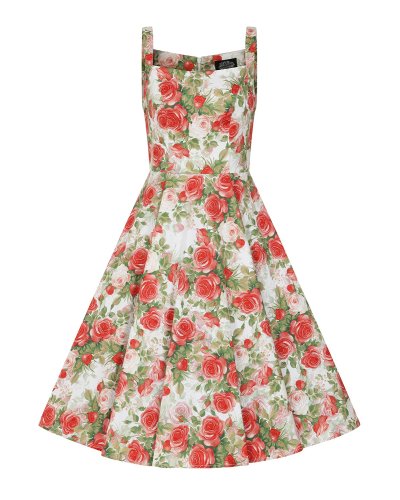 Robe swing Rosewood Romance HEARTS AND ROSES