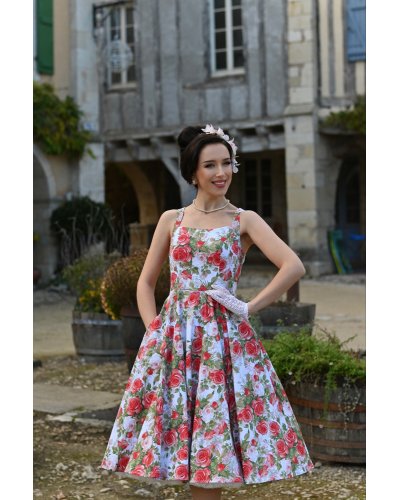 Robe swing Rosewood Romance HEARTS AND ROSES