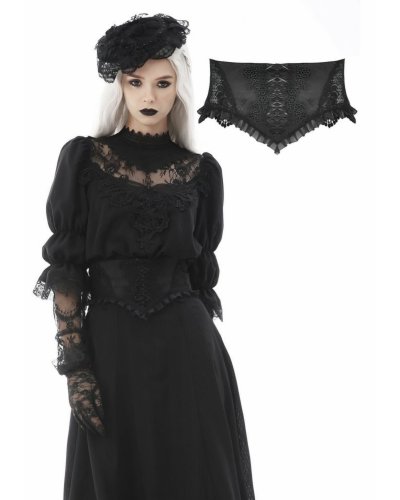 Corset gothique brodé DARKINLOVE