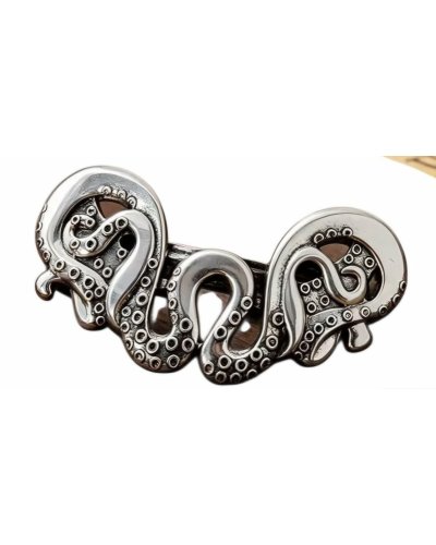 Barrette Poulpe argent