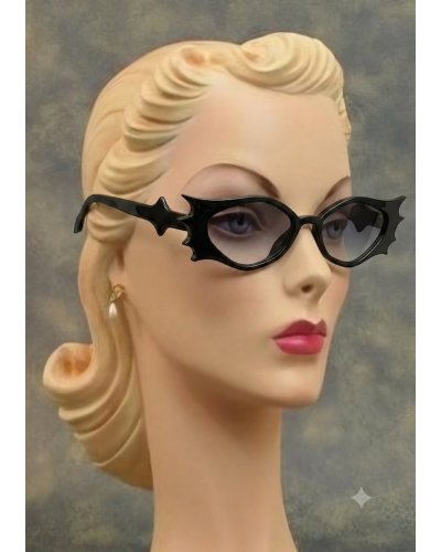 Lunette de soleil Goth noire