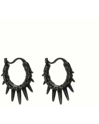 Boucles d’oreilles Créoles punk