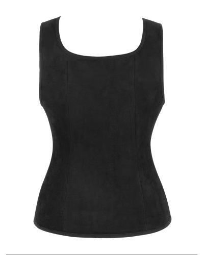 Corset bustier médiéval "SIBYLLE" noir