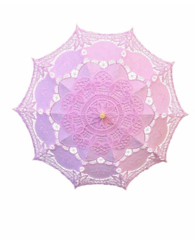 Ombrelle ROSE en tissu de jute