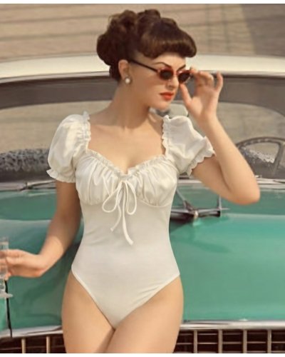 Body blanc "Lisette"