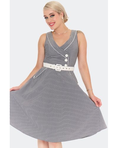 Robe "vintage stripes" VOODOO VIXEN
